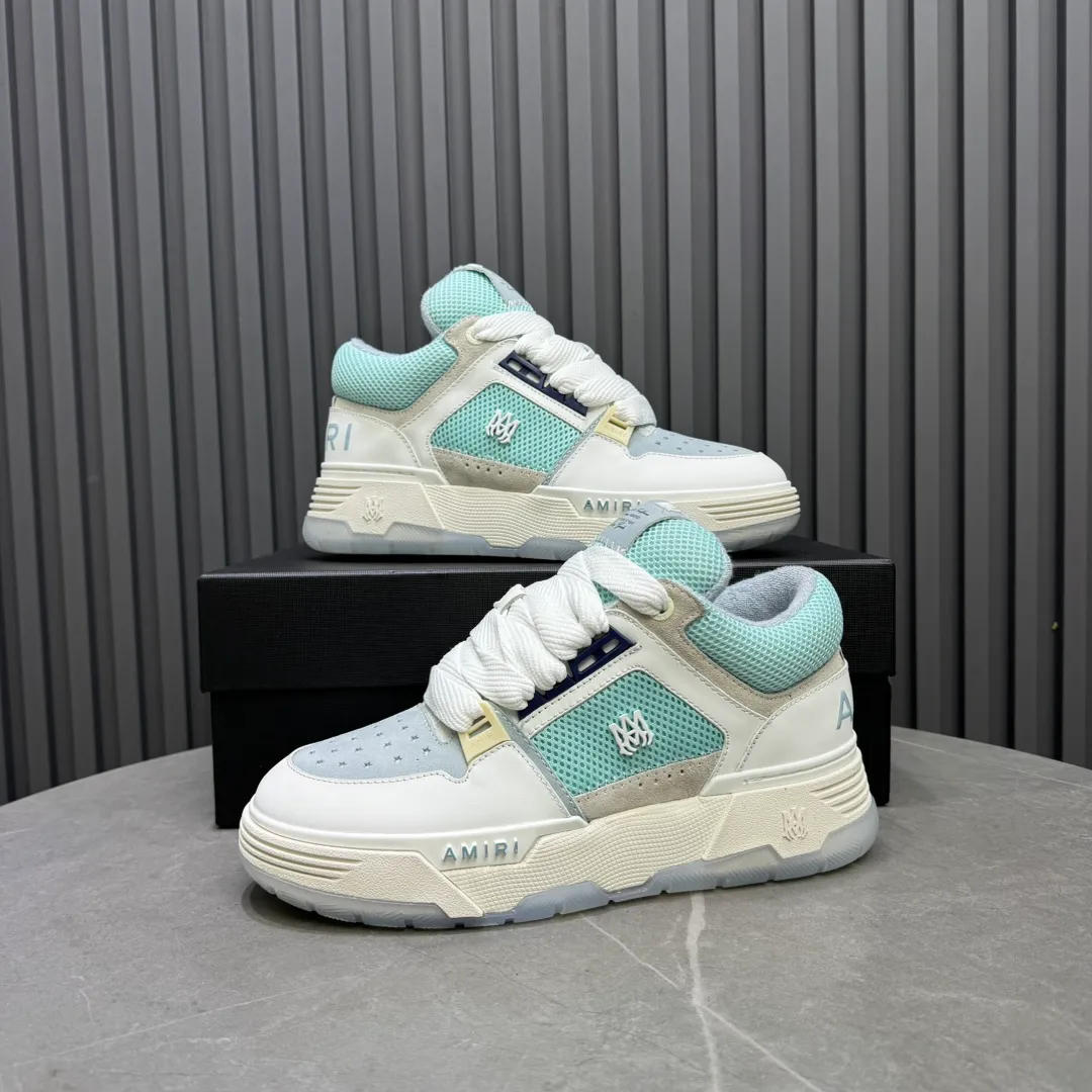 Men's shoes 💰660💰 AMIRI AMIRI trendy brand hot sale 🔥 Available all year round, couples 💑 Official website synchronization Imported fabrics 1⃣️ vs 1⃣️ replica, original factory special original sole, 35-45 (45. non-refundable)